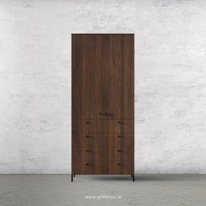 Stable 2 Door Wardrobe in Walnut Finish – DWRD012 C1