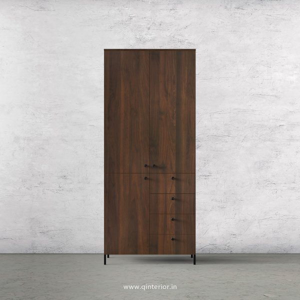 Stable 2 Door Wardrobe in Walnut Finish – DWRD015 C1
