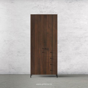 Stable 2 Door Wardrobe in Walnut Finish – DWRD015 C1