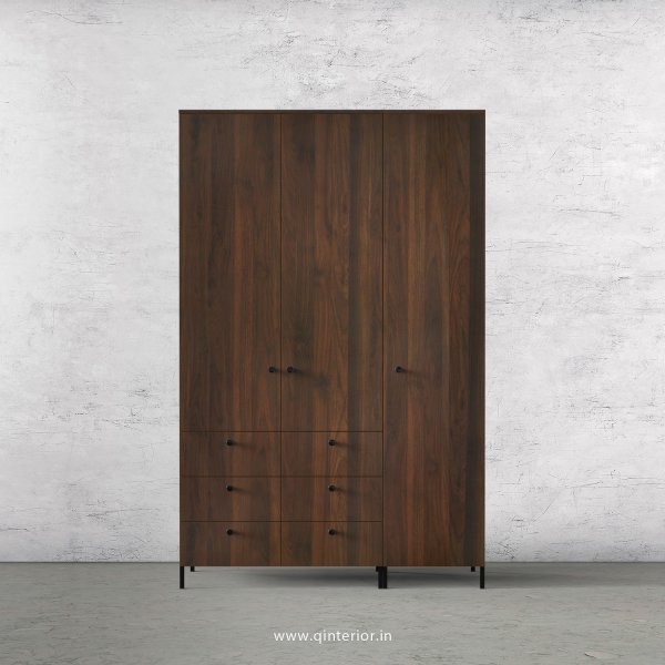 Stable 3 Door Wardrobe in Walnut Finish – TWRD004 C1
