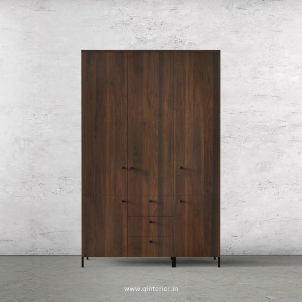 Stable 3 Door Wardrobe in Walnut Finish – TWRD006 C1