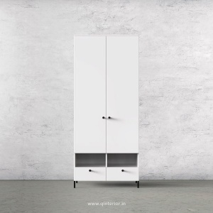 Stable 2 Door Wardrobe in White Finish – DWRD005 C4
