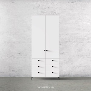Stable 2 Door Wardrobe in White Finish – DWRD006 C4