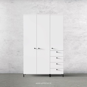 Stable 3 Door Wardrobe in White Finish – TWRD009 C4