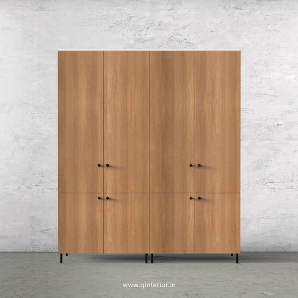 Lambent 4 Door Wardrobe in White and Oak Finish – FWRD010 C86