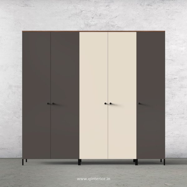 Motley 5 Door Wardrobe in Teak multi color Finish - WRD001 C36