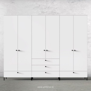 Stable 6 Door Wardrobe in White Finish – WRD016 C4