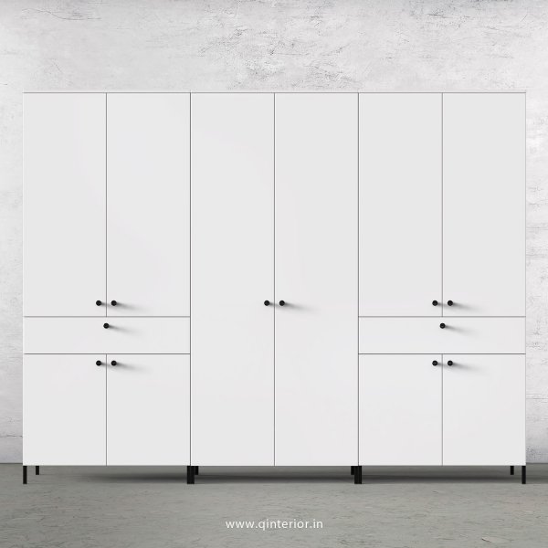 Stable 6 Door Wardrobe in White Finish – WRD022 C4