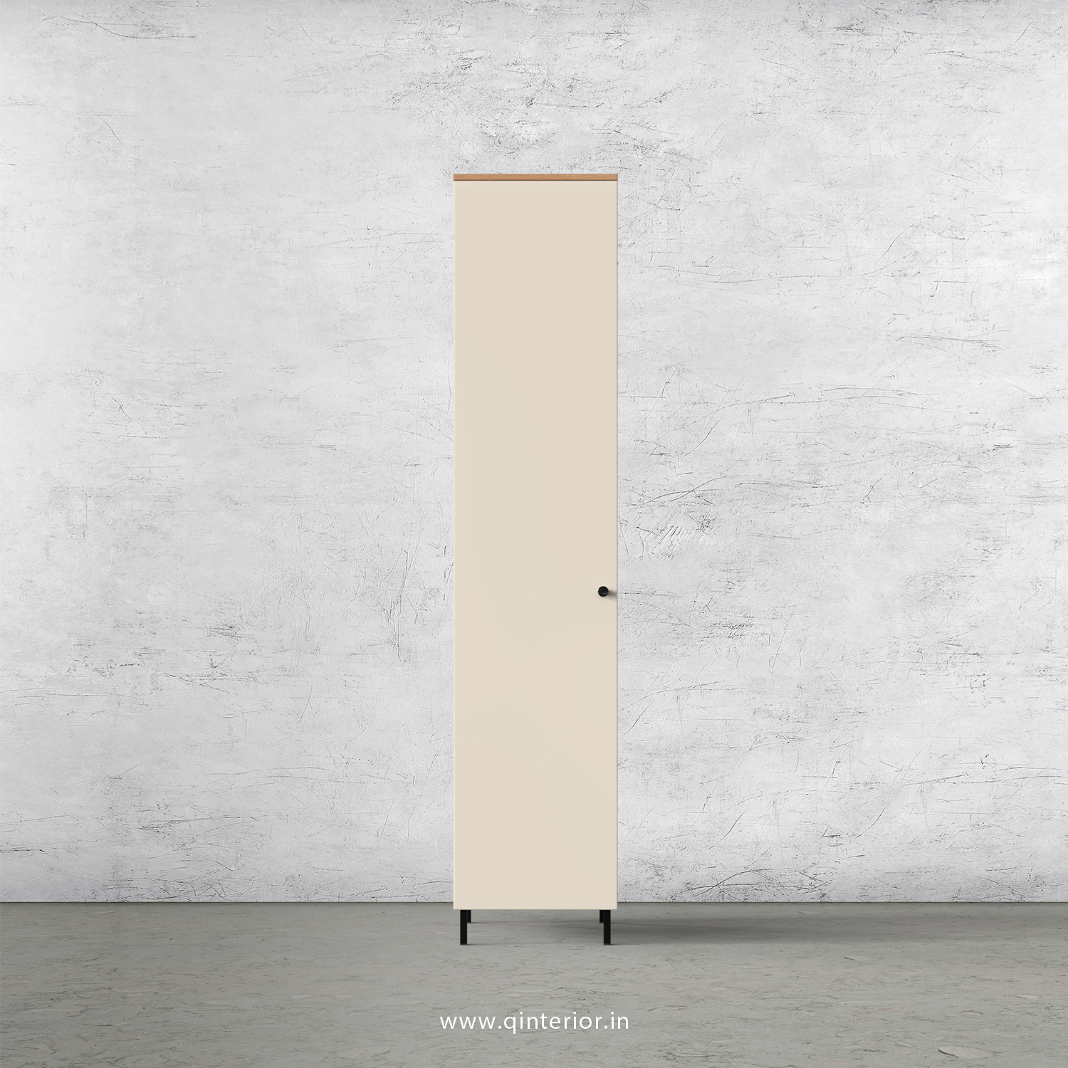 Lambent 1 Door Wardrobe in Oak and Ceramic Finish – SWRD001 C5