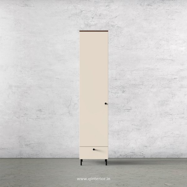 Lambent 1 Door Wardrobe in Teak and Ceramic Finish – SWRD002 C64