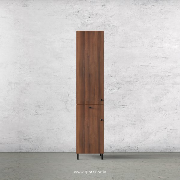 Lambent 1 Door Wardrobe in White and Teak Finish – SWRD010 C9