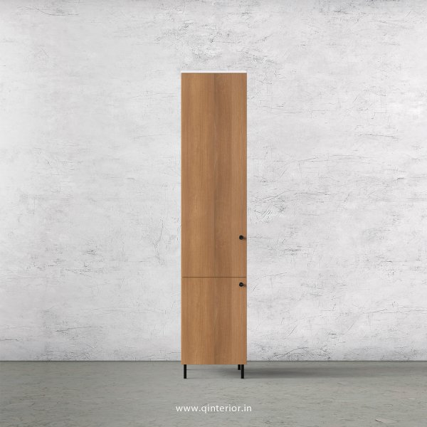 Lambent 1 Door Wardrobe in White and Oak Finish – SWRD005 C86