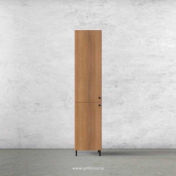 Lambent 1 Door Wardrobe in White and Oak Finish – SWRD009 C86
