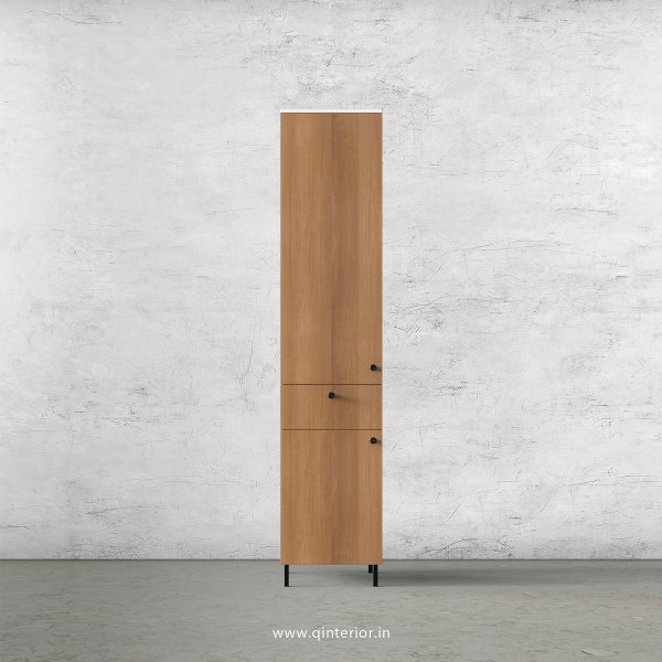 Lambent 1 Door Wardrobe in White and Oak Finish – SWRD010 C86
