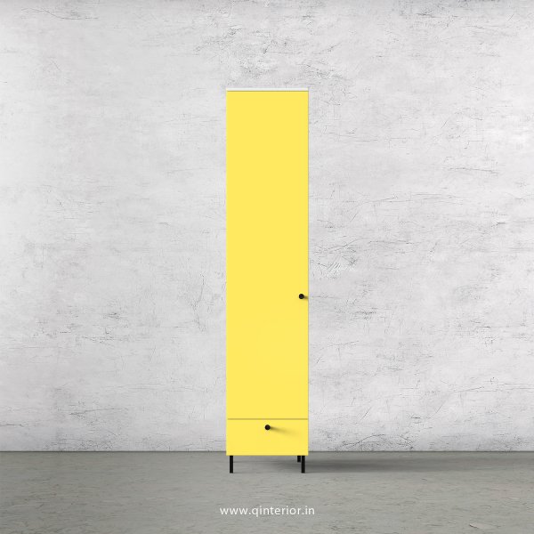 Lambent 1 Door Wardrobe in White and Marigold Finish – SWRD002 C89