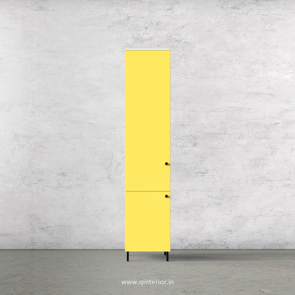 Lambent 1 Door Wardrobe in White and Marigold Finish – SWRD005 C89
