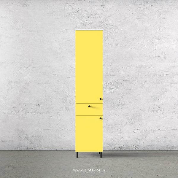 Lambent 1 Door Wardrobe in White and Marigold Finish – SWRD010 C89