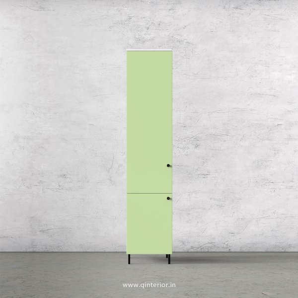 Lambent 1 Door Wardrobe in White and Pairie Green Finish – SWRD005 C83