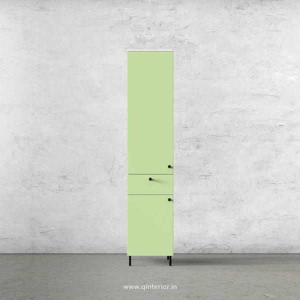 Lambent 1 Door Wardrobe in White and Pairie Green Finish – SWRD010 C83
