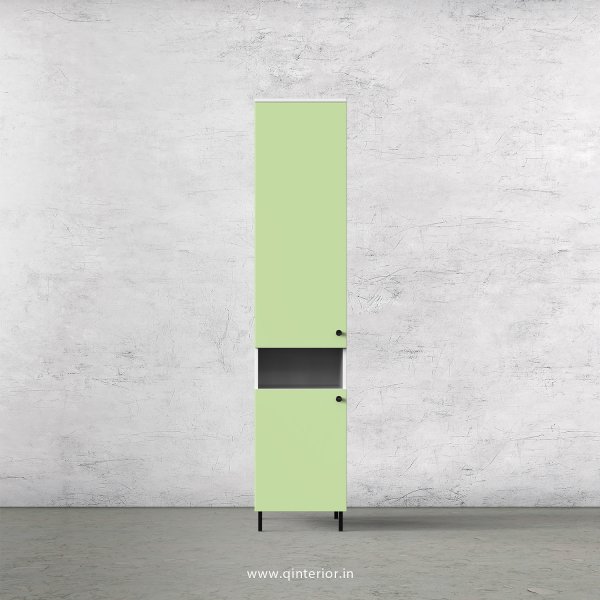 Lambent 1 Door Wardrobe in White and Pairie Green Finish – SWRD015 C83