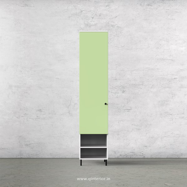 Lambent 1 Door Wardrobe in White and Pairie Green Finish – SWRD017 C83