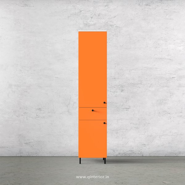 Lambent 1 Door Wardrobe in White and Saffron Finish – SWRD010 C90