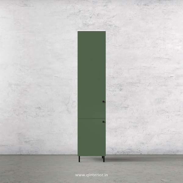 Lambent 1 Door Wardrobe in White and English Ivy Finish – SWRD005 C82